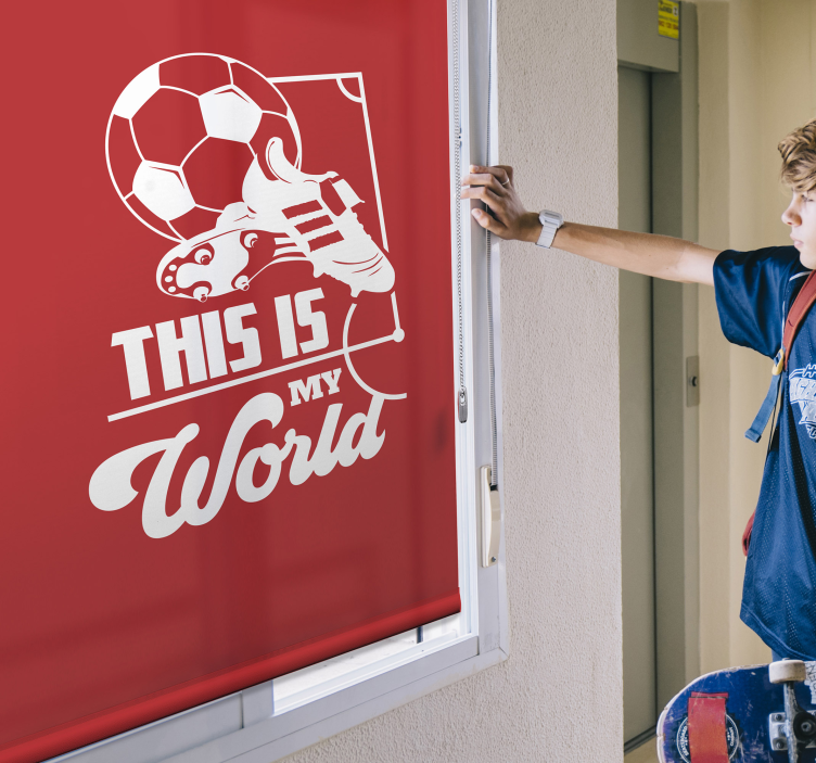 이것은 나의 세계 축구 장님입니다 - TenStickers