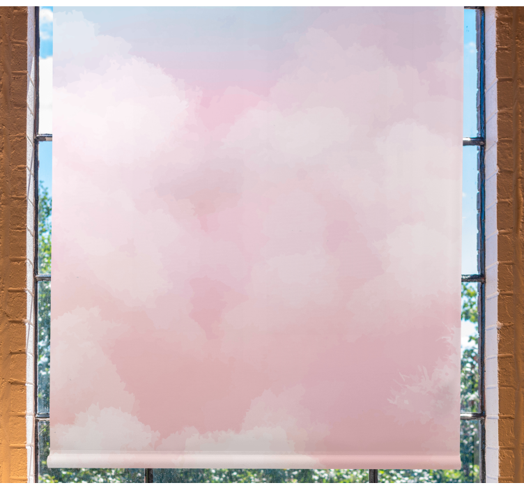 수채화 파스텔 하늘 구름 침실 블라인드 - TenStickers