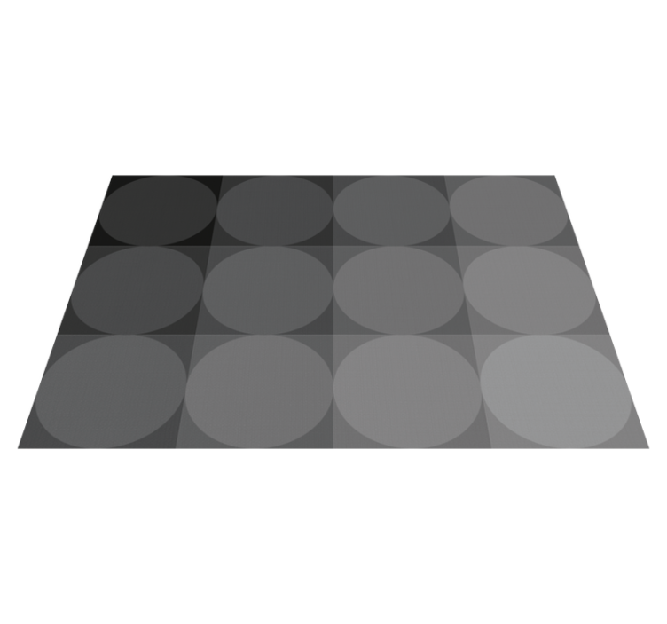 질감이 있는 식탁보 섬세한 원형 패턴 - TenStickers