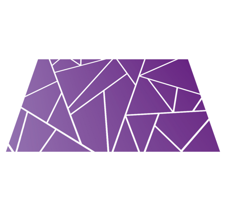 질감이 있는 식탁보 기하학적 보라색 패턴 - TenStickers