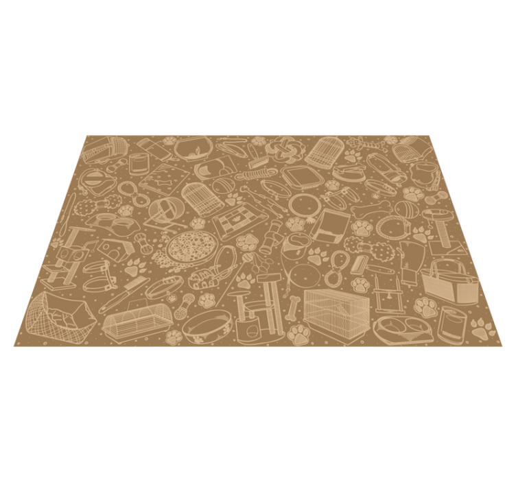 질감이 있는 식탁보 정교한 주방 요소 - TenStickers