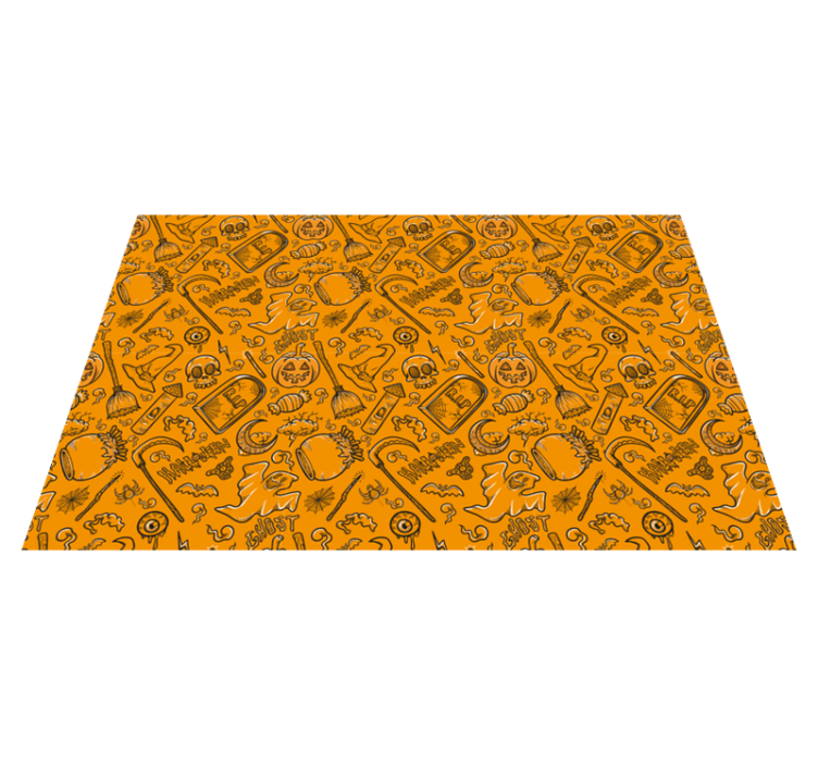 플레이스매트 유령 같은 할로윈 모티프 - TenStickers