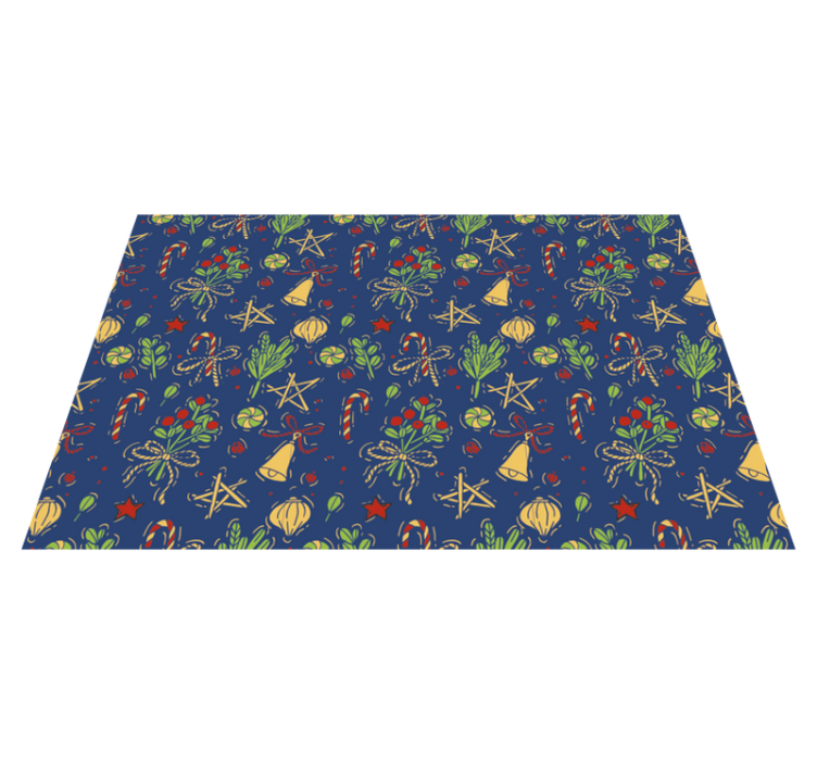 크리스마스 식탁보 크리스마스 테마 테이블 세팅 - TenStickers