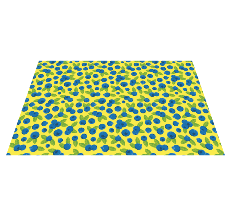 벽난로 카프리초소 다채로운 블루베리 패턴 - TenStickers