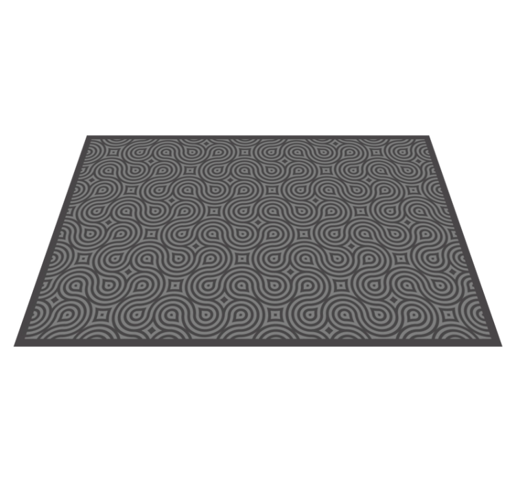 질감이 있는 식탁보 추상 소용돌이 패턴 - TenStickers