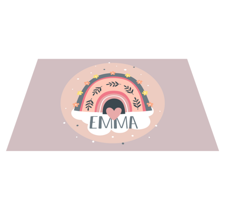 어린 이용 식탁보 무지개 꽃 디자인 - TenStickers