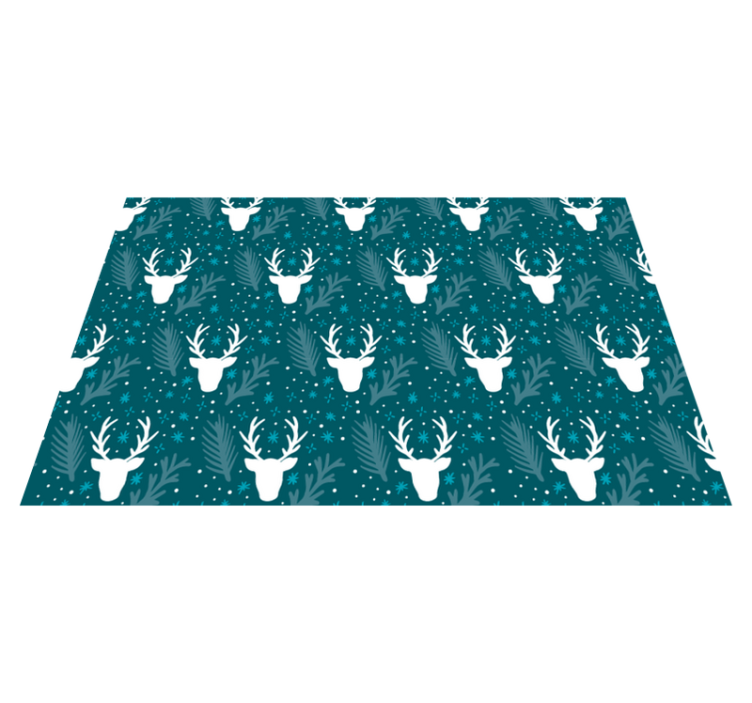 크리스마스 식탁보 우아한 홀리데이 테이블 세팅 - TenStickers