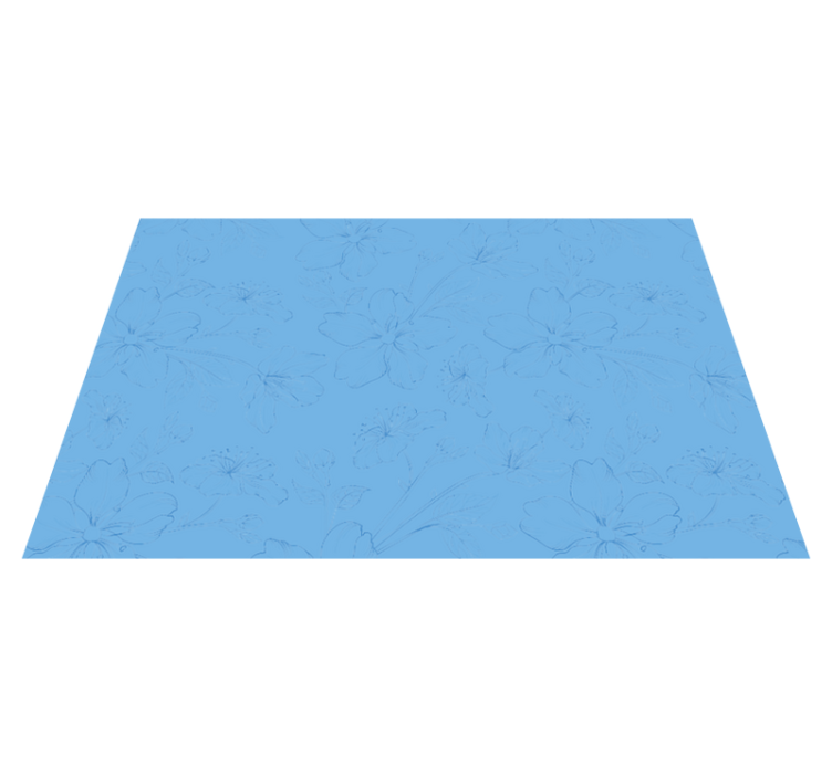 질감이 있는 식탁보 식물에서 영감을 받은 표면 - TenStickers