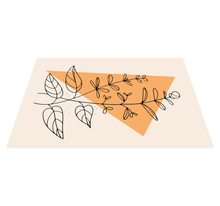 벽난로 카프리초소 꽃무늬 추상 디자인 - TenStickers