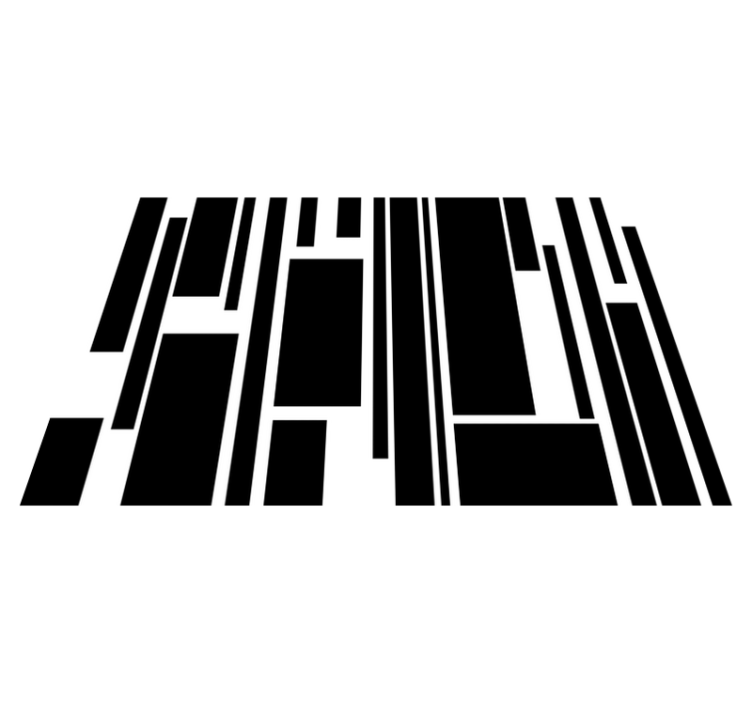 현대식 식탁보 기하학적 테이블 레이아웃 - TenStickers