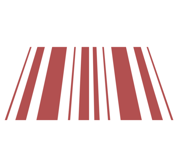 질감이 있는 식탁보 스트라이프 컬러 패턴 - TenStickers