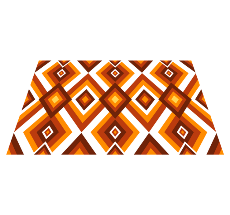 예술적인 70's 마름모 원래 플레이스매트 - TenStickers