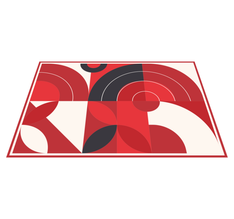 현대식 식탁보 생동감 넘치는 기하학적 형태 - TenStickers