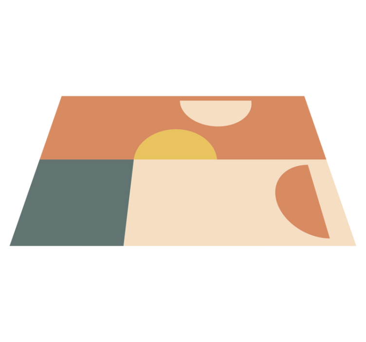 현대식 식탁보 다채로운 기하학적 무늬 - TenStickers