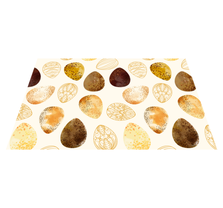 벽난로 카프리초소 우아한 계란 모티프 - TenStickers