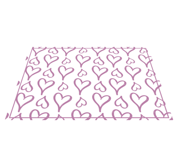 벽난로 카프리초소 매력적인 하트 패턴 - TenStickers