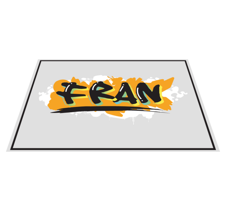 도시 스타일의 다채로운 낙서 플레이스매트 - TenStickers