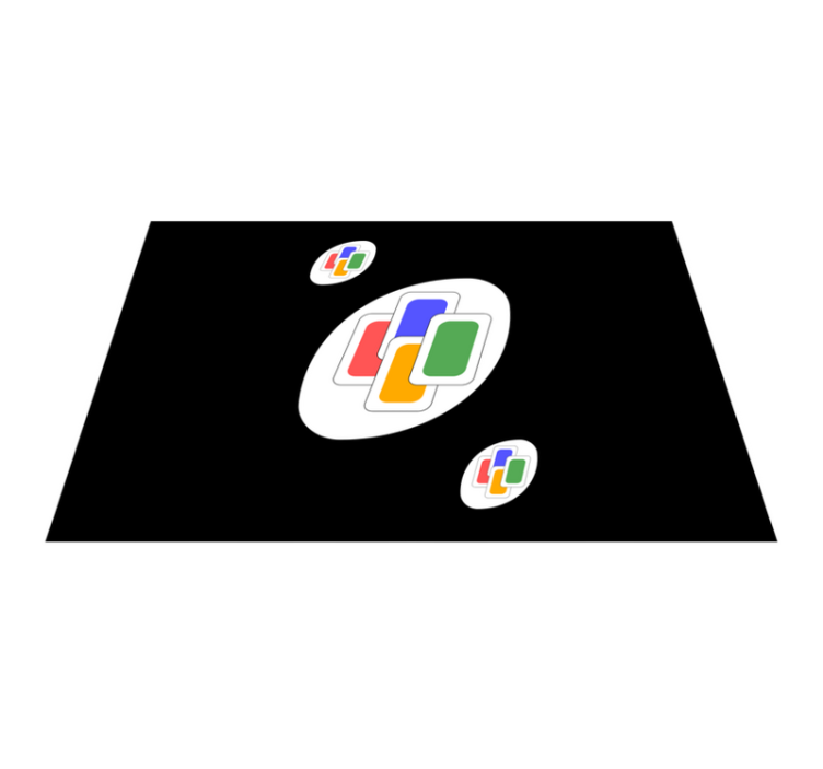 우노카드 컬러체인지 오리지널 플레이스매트 - TenStickers