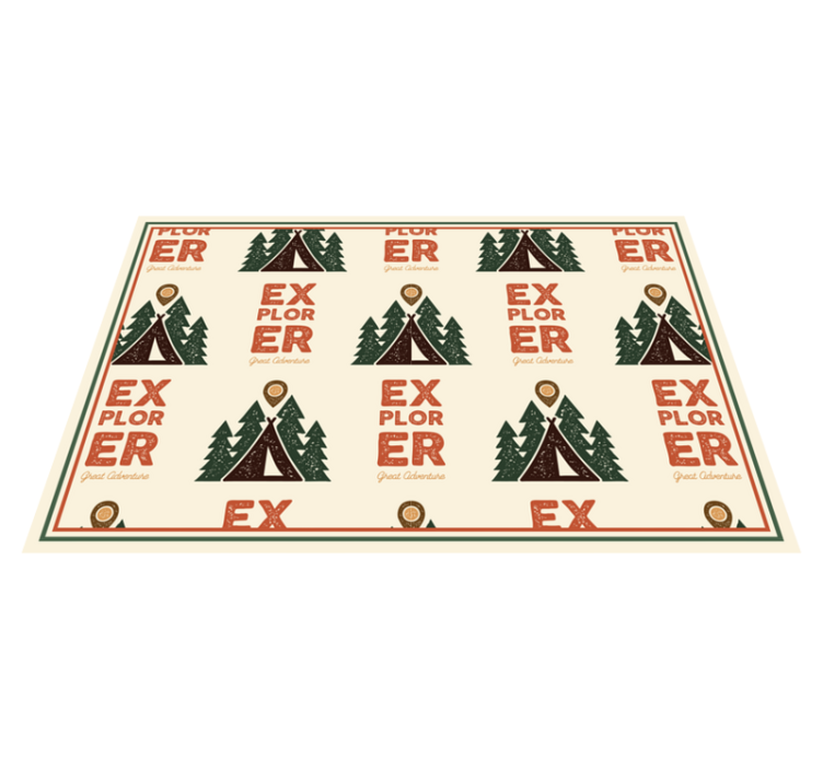 벽난로 카프리초소 탐험 모험 패턴 - TenStickers