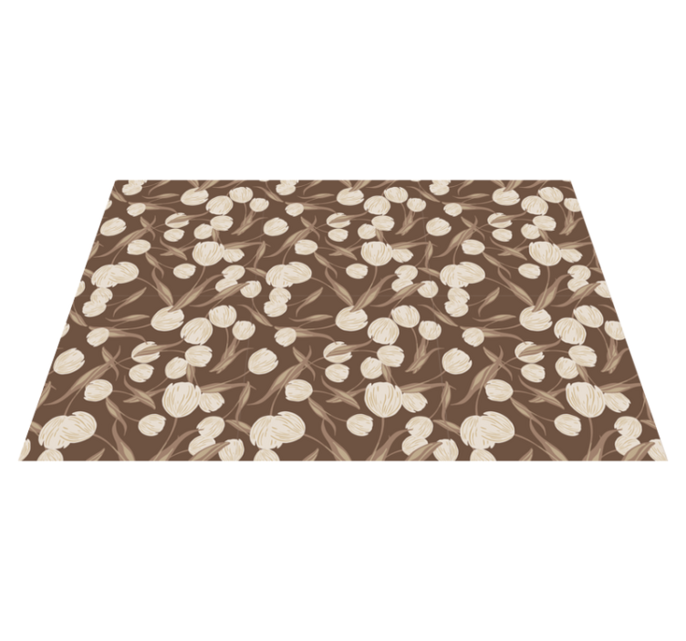 벽난로 카프리초소 식물 프린트 테이블 커버 - TenStickers