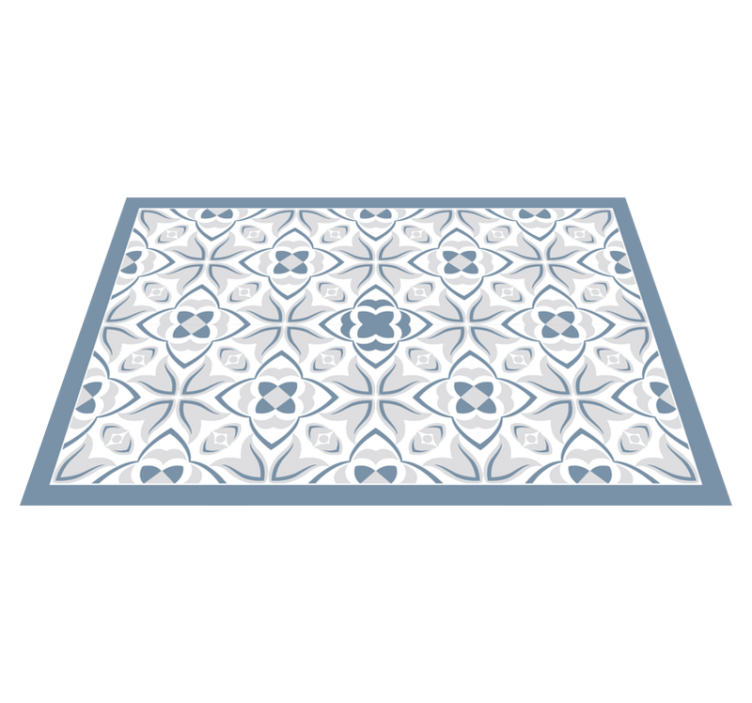 질감이 있는 식탁보 정교한 꽃무늬 요소 - TenStickers