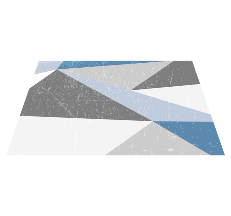 현대식 식탁보 기하학적 각진 패턴 - TenStickers