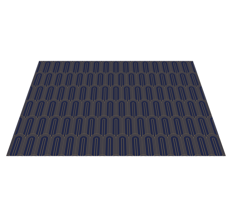 "아르데코" 보라색 모양의 우아한 플레이스매트 - TenStickers