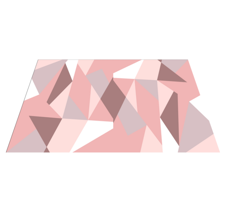 현대식 식탁보 기하학적 도형 배경 - TenStickers