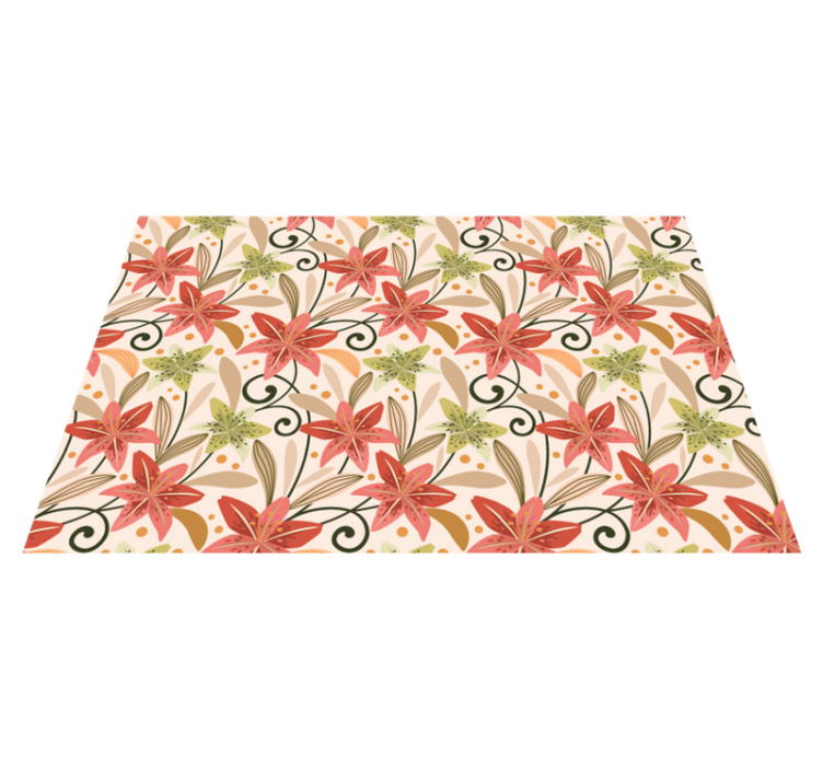 벽난로 카프리초소 생동감 넘치는 꽃 요소 - TenStickers