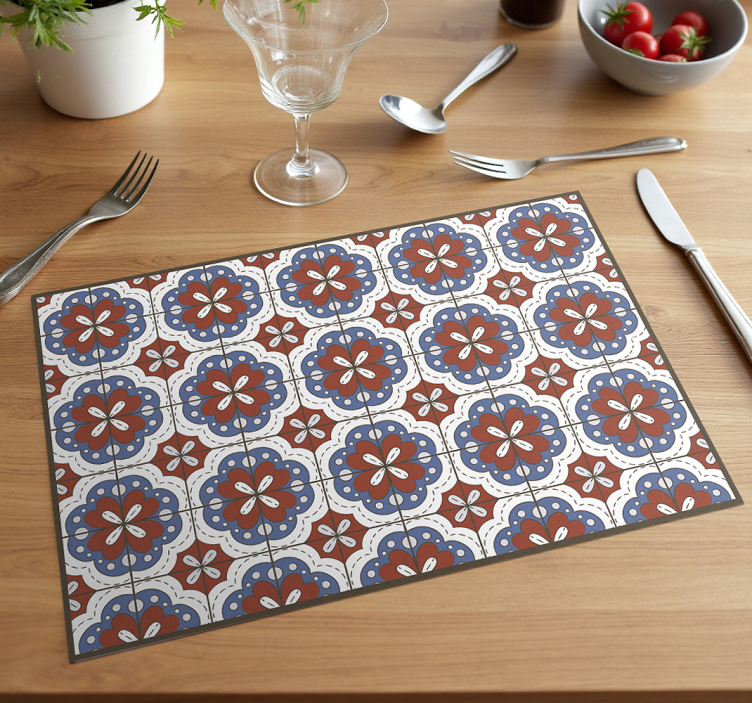 벽난로 카프리초소 빨간색 유압 장치 - TenStickers