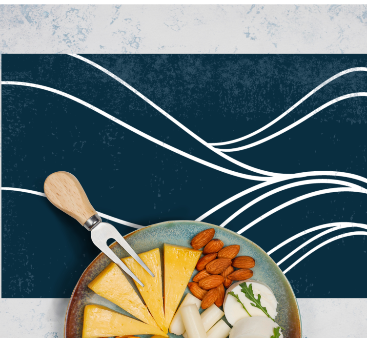 물 기하학적 예술 원래 플레이스 매트 - TenStickers