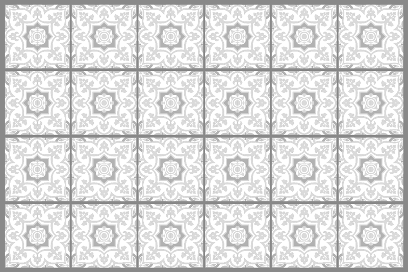 벽난로 카프리초소 회색 톤 - TenStickers