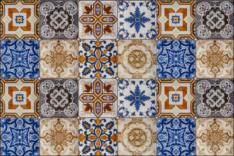 벽난로 카프리초소 다색 유압 장치 - TenStickers