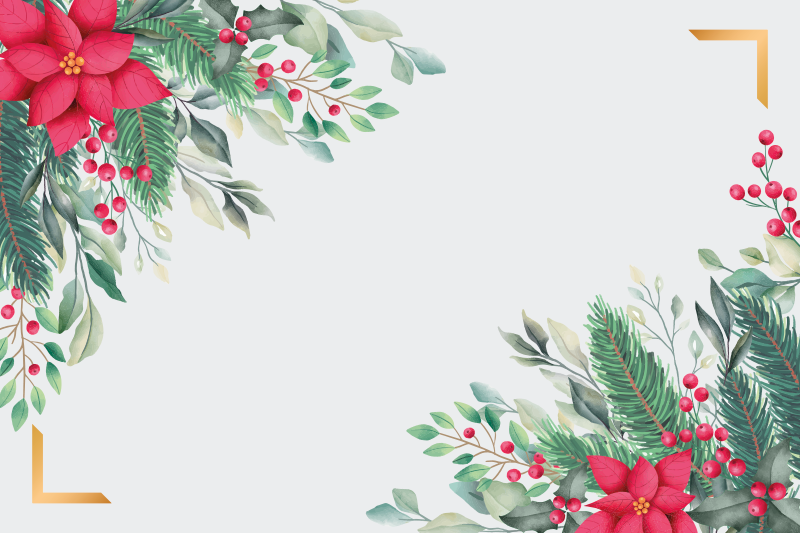 크리스마스 장식품 크리스마스 플레이스 매트 - TenStickers