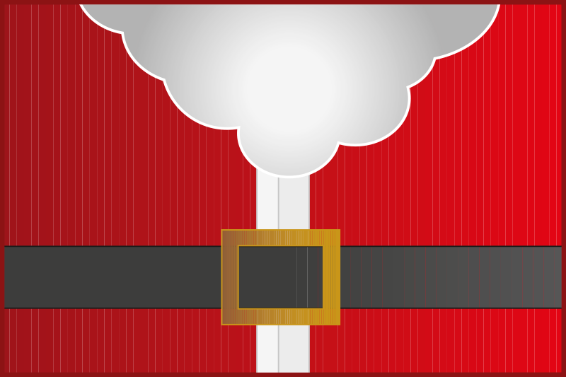 크리스마스 식탁보 산타클로스 정장 디자인 - TenStickers