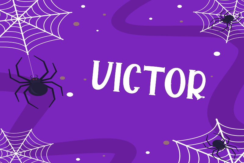 플레이스매트 유령의 거미줄 - TenStickers