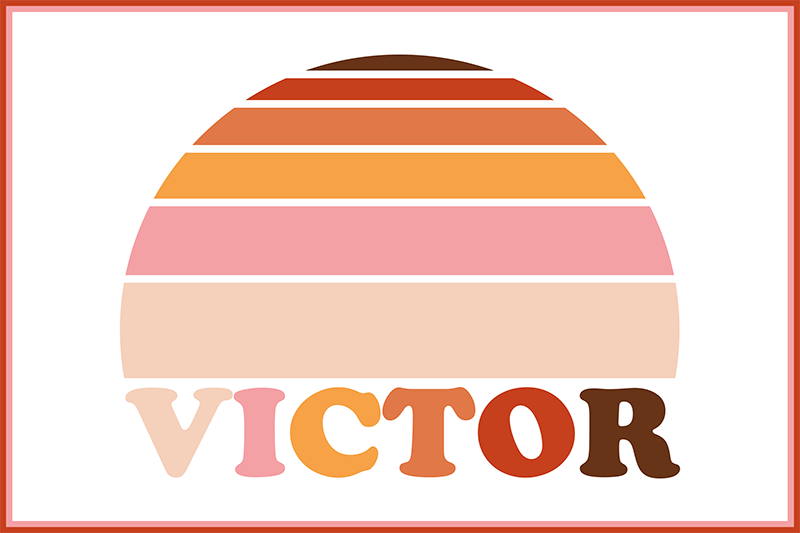 이름이 있는 식탁보 맞춤형 이름 플레이스매트 - TenStickers