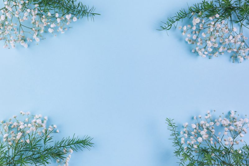 벽난로 카프리초소 플로랄 테이블 장식 - TenStickers