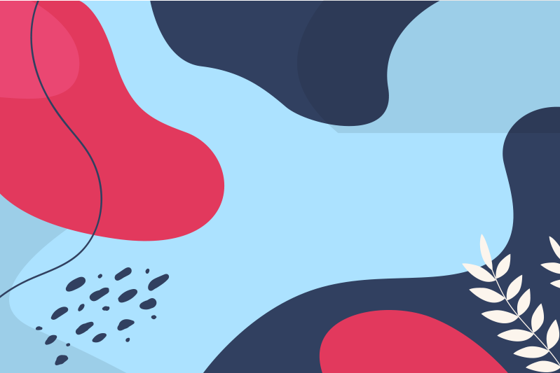 벽난로 카프리초소 다채로운 추상 형태 - TenStickers