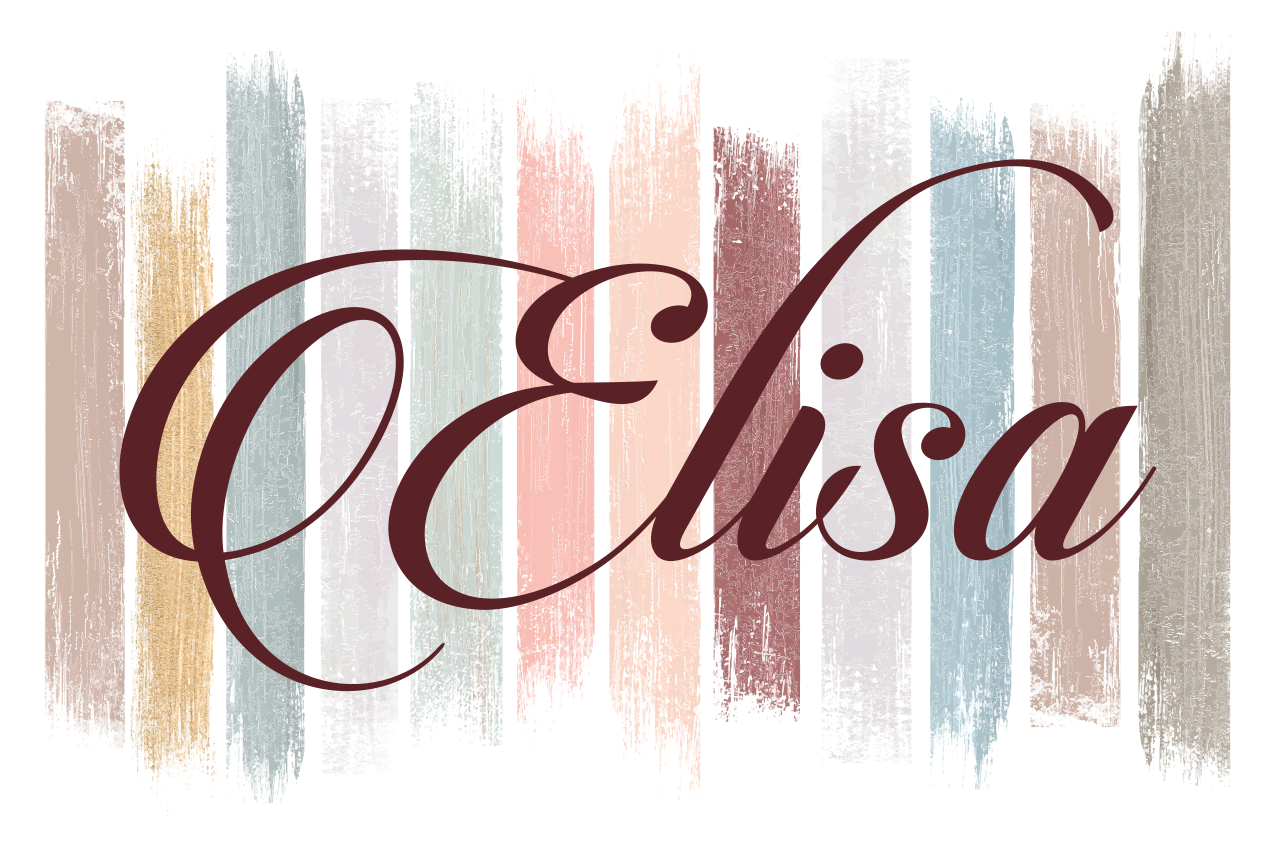 지구 톤 페인트 브러시 원래 플레이스 매트 - TenStickers