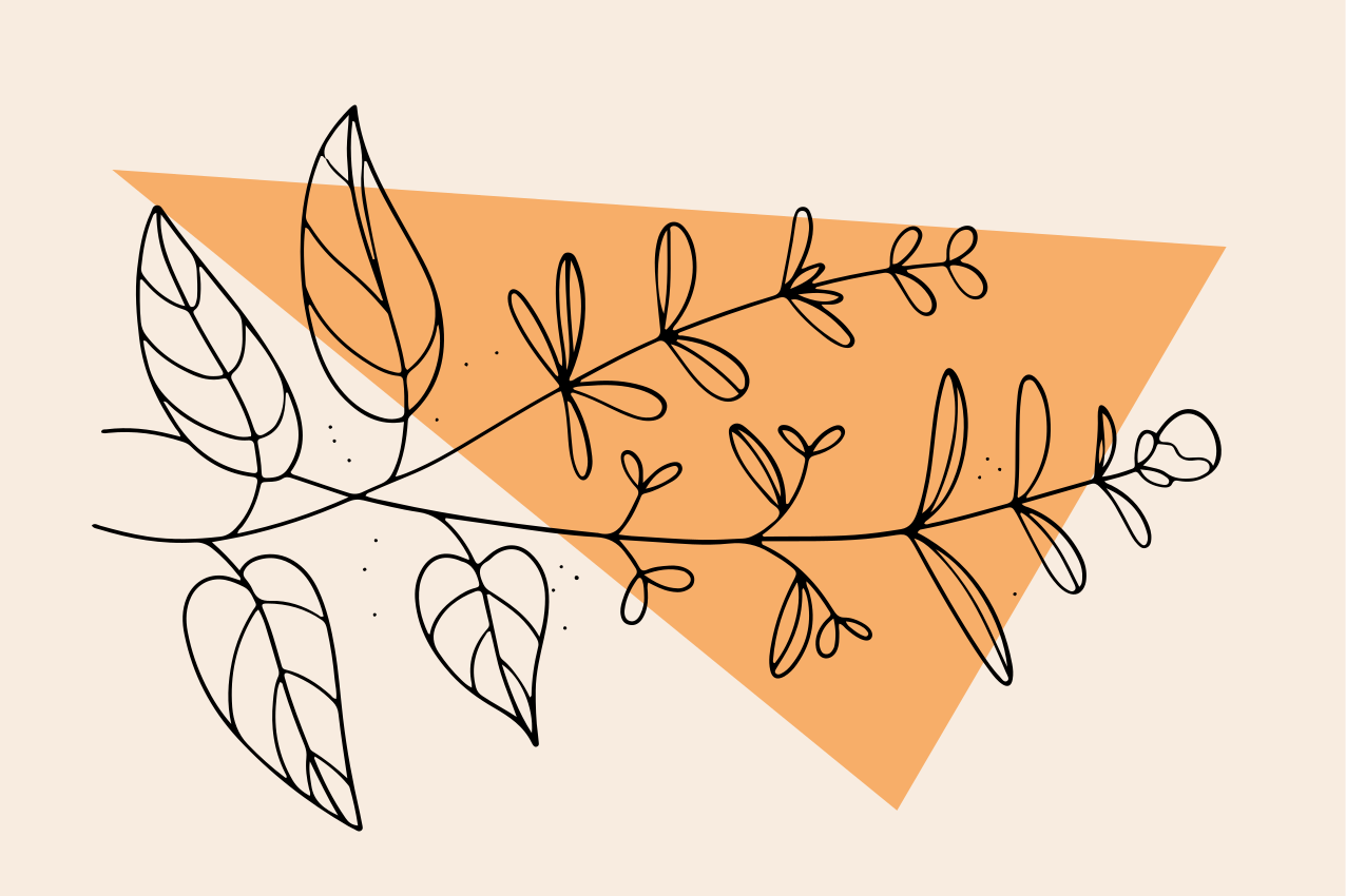 벽난로 카프리초소 꽃무늬 추상 디자인 - TenStickers