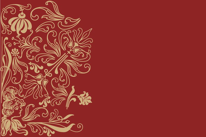 우아한 식탁보 우아한 꽃 장식 - TenStickers