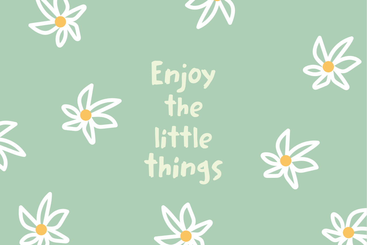 영감을 주는 꽃 디자인 현대적인 플레이스매트 - TenStickers