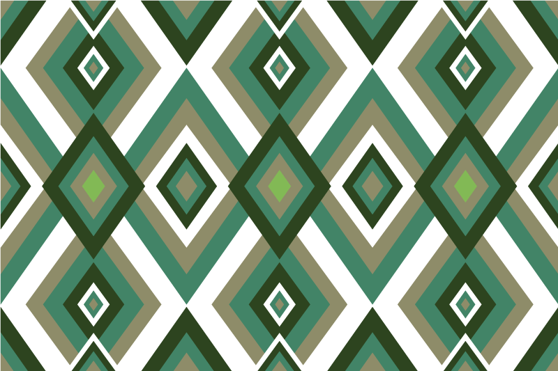 현대식 식탁보 기하학적 스타일 배열 - TenStickers