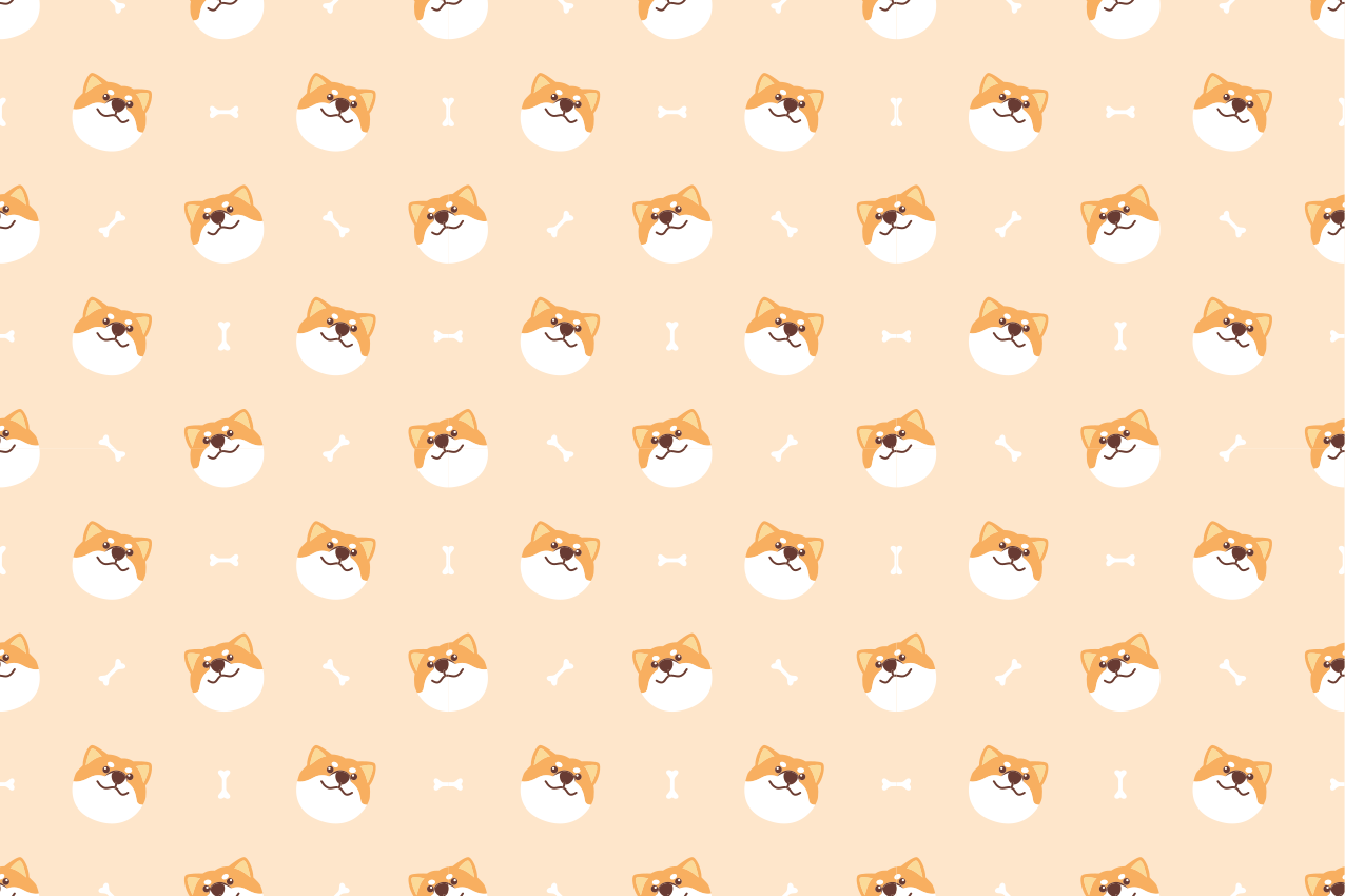 어린 이용 식탁보 즐거운 강아지 얼굴 - TenStickers