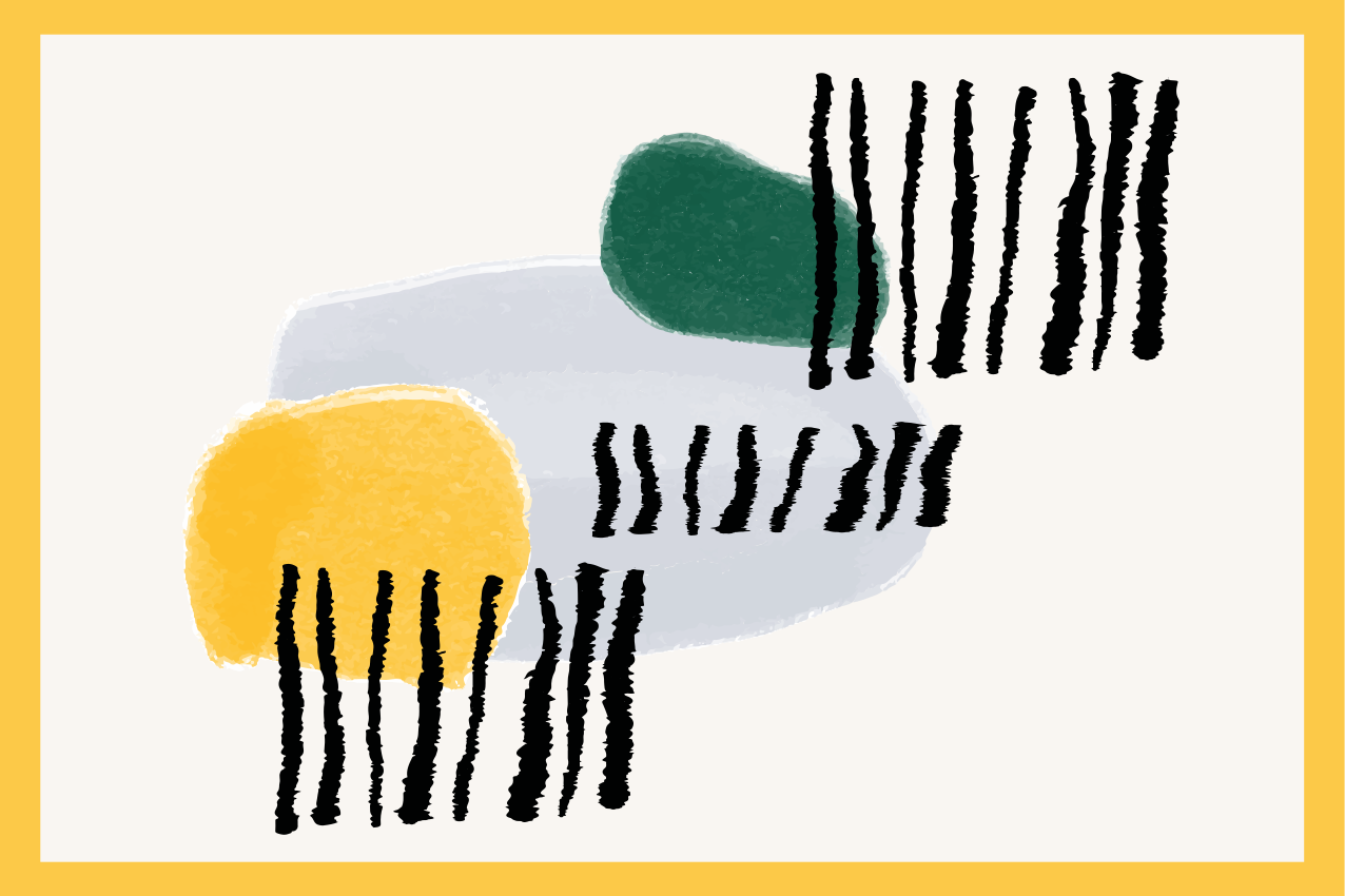 현대식 식탁보 - 생동감 있는 기하학적 패턴 - TenStickers