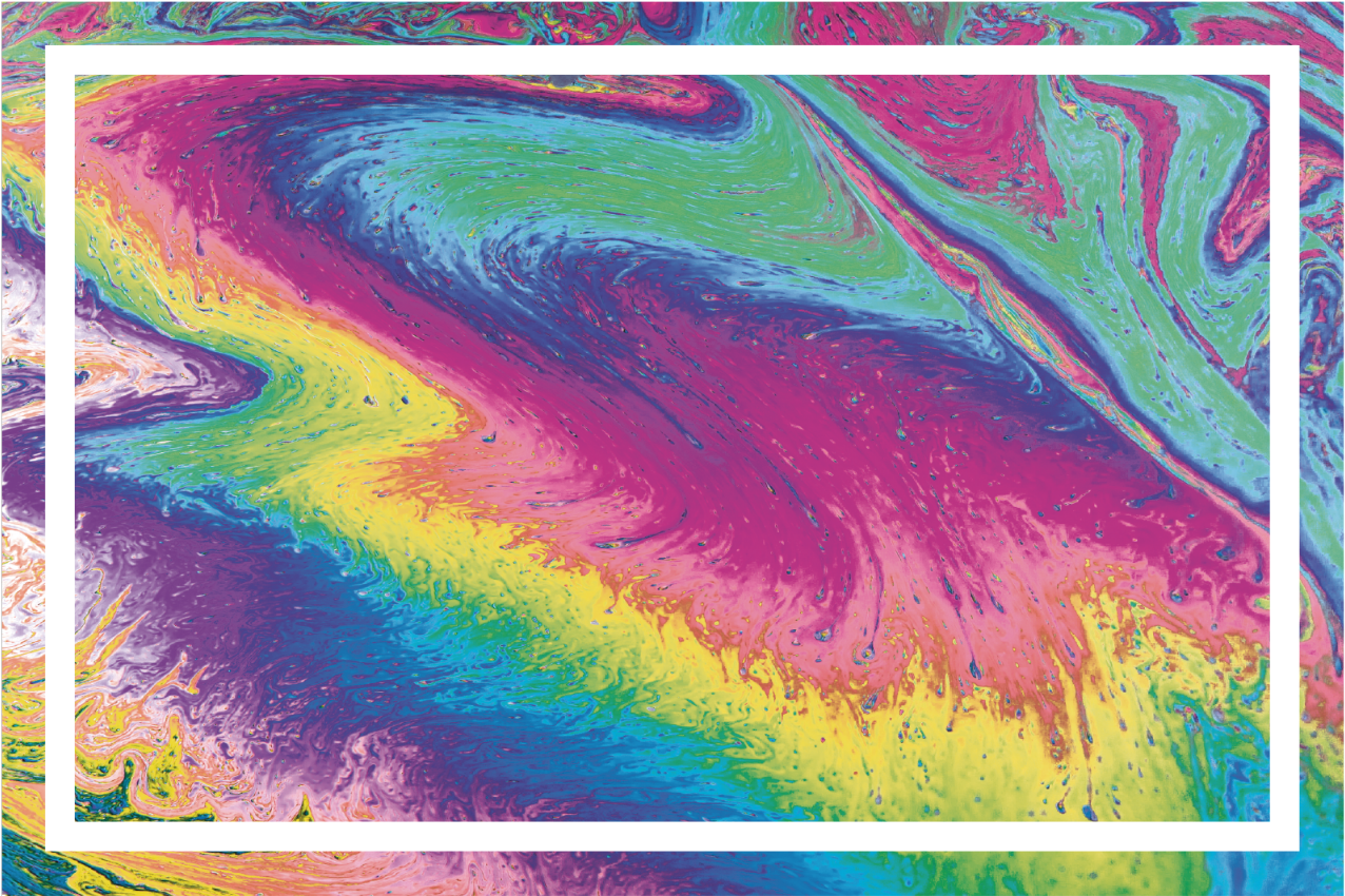 벽난로 카프리초소 생동감 있는 추상 모티프 - TenStickers