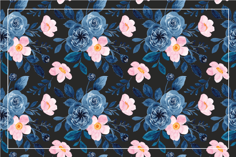 벽난로 카프리초소 식물 질감 표면 - TenStickers