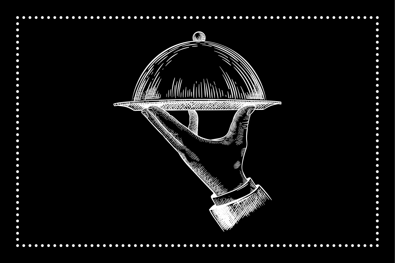 벽난로 카프리초소 우아한 서빙 핸드 - TenStickers