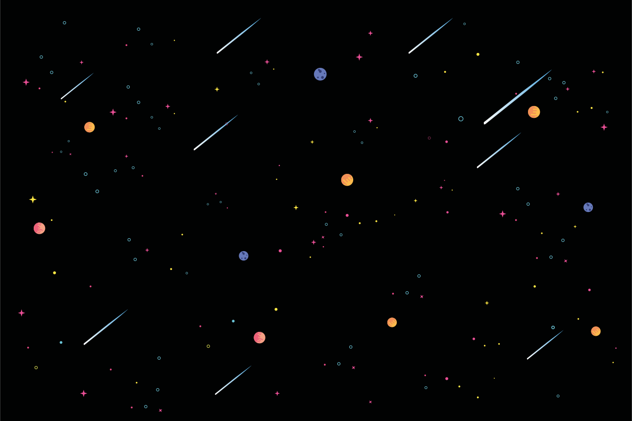 어린 이용 식탁보 우주 테마 어린이 식사 - TenStickers